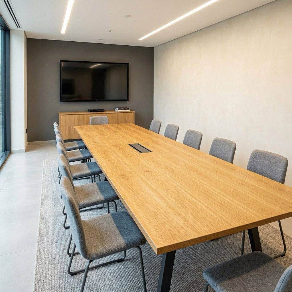 多终端同时接入发生后驻场维护组该怎样校准写字楼办公的视频会议隔音